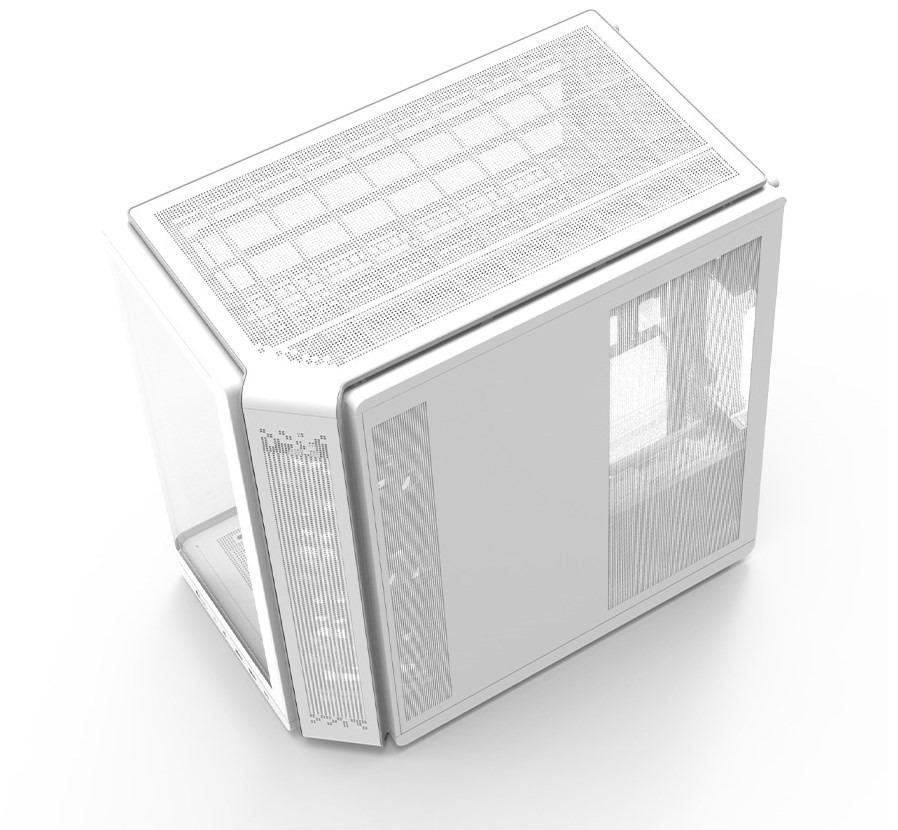 ZALMAN P60 White ATX Mid Tower PC Case, AF120RIAF120 (GA) – תמונה 5