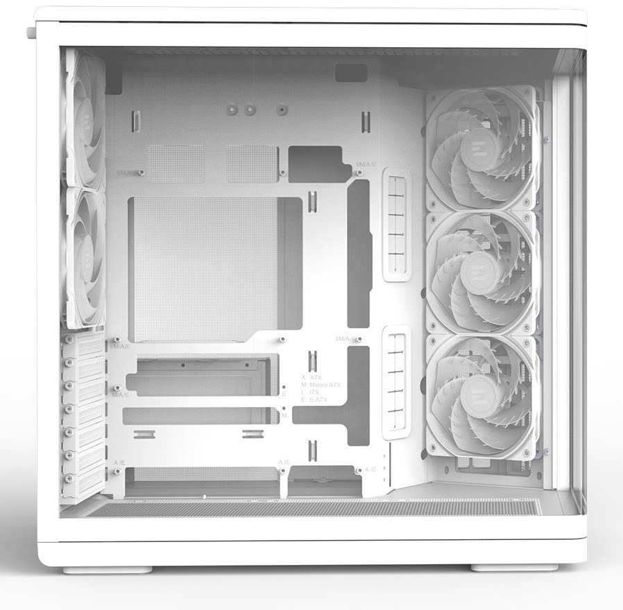 ZALMAN P60 White ATX Mid Tower PC Case, AF120RIAF120 (GA) – תמונה 8