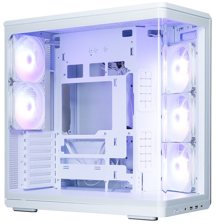 ZALMAN P60 White ATX Mid Tower PC Case, AF120RIAF120 (GA) – תמונה 9