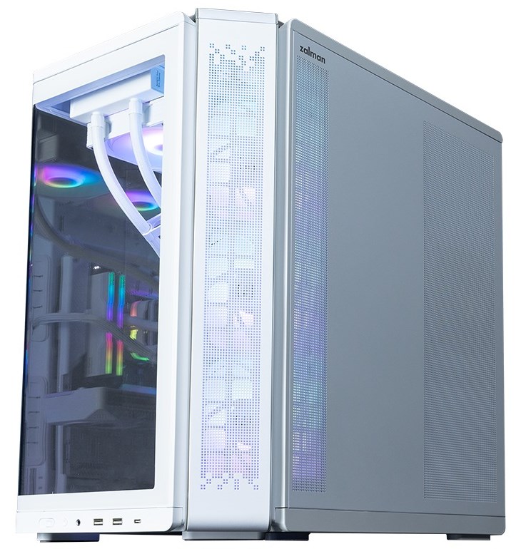 ZALMAN P60 White ATX Mid Tower PC Case, AF120RIAF120 (GA) – תמונה 13