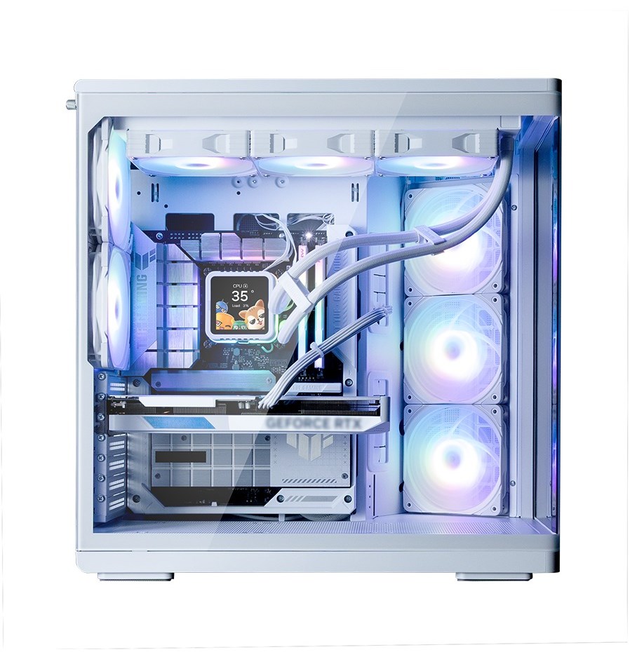 ZALMAN P60 White ATX Mid Tower PC Case, AF120RIAF120 (GA) – תמונה 16