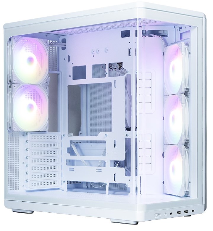 ZALMAN P60 White ATX Mid Tower PC Case, AF120RIAF120 (GA) – תמונה 2