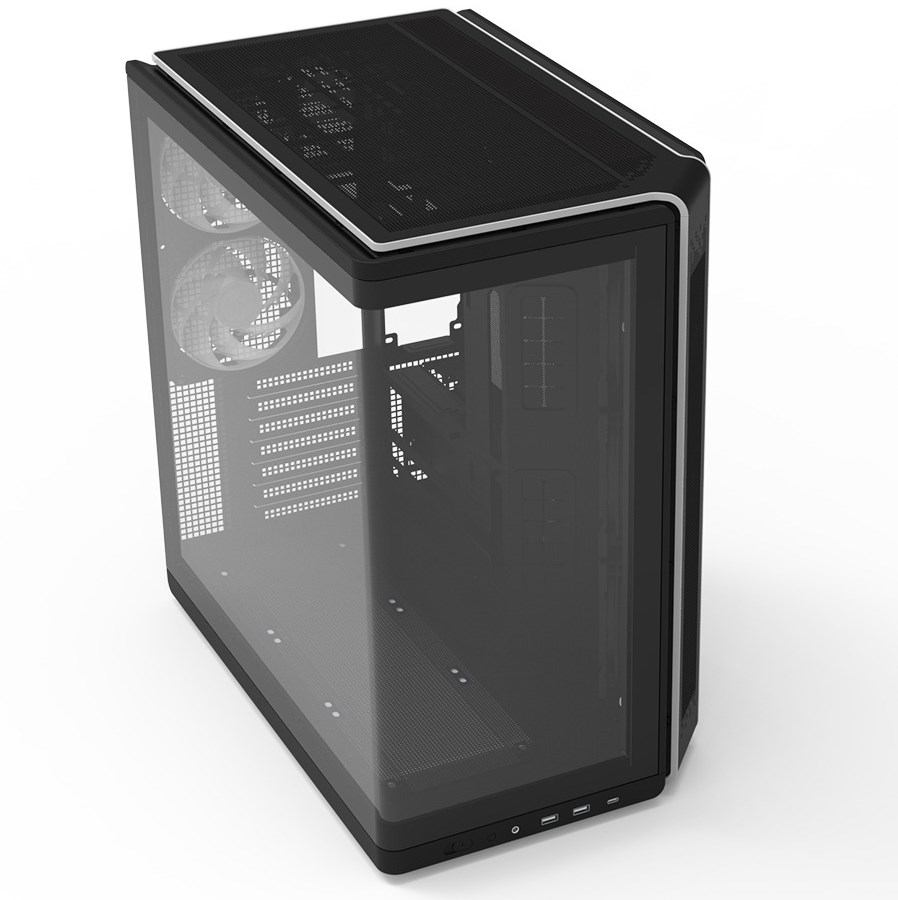 ZALMAN P60 Black ATX Mid Tower PC Case, AF120RIAF120 (GA) – תמונה 3