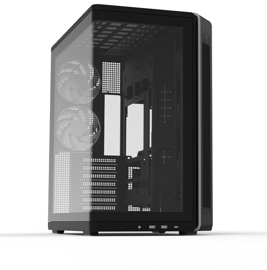 ZALMAN P60 Black ATX Mid Tower PC Case, AF120RIAF120 (GA) – תמונה 7