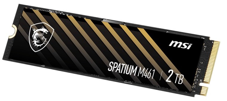 MSI SSD 2TB SPATIUM M461 PCIe 4.0 NVMe M.2 2280 – תמונה 5