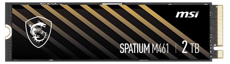 MSI SSD 2TB SPATIUM M461 PCIe 4.0 NVMe M.2 2280 – תמונה 2