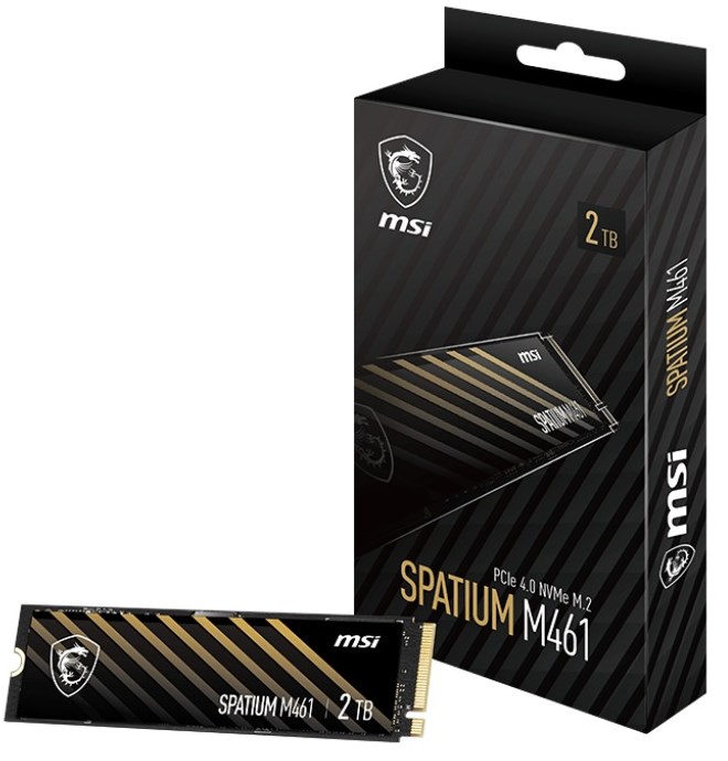 MSI SSD 2TB SPATIUM M461 PCIe 4.0 NVMe M.2 2280 – תמונה 6