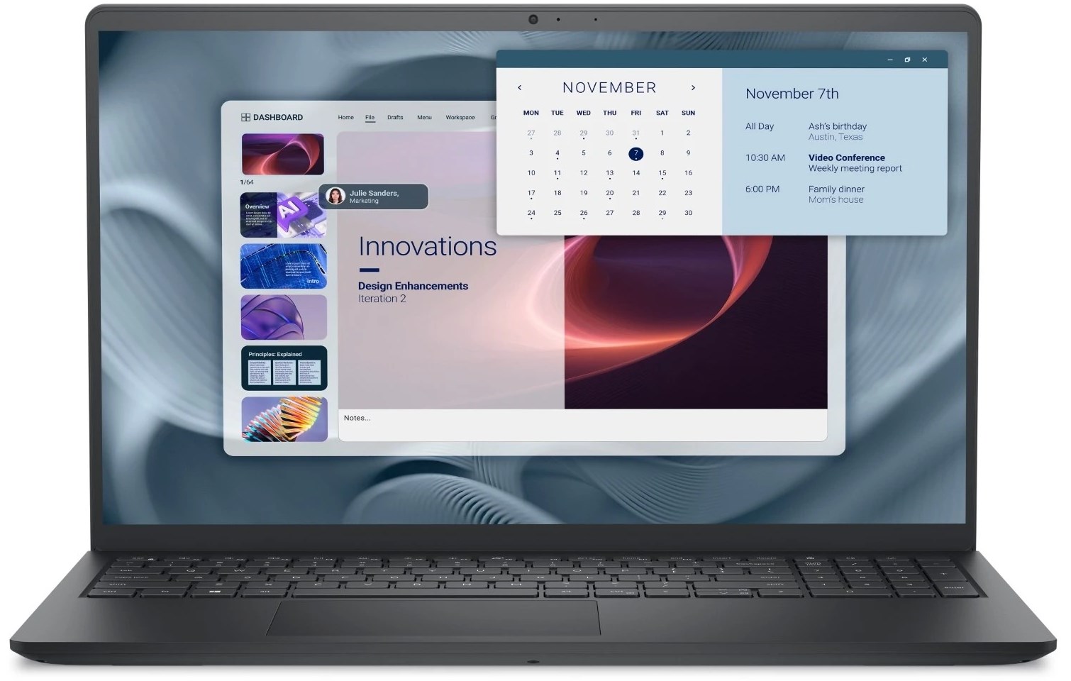 Dell Pro 15 Essential PV15250 15.6" FHD/i7-1355U/16GB/512GB/FD/3Y – תמונה 2