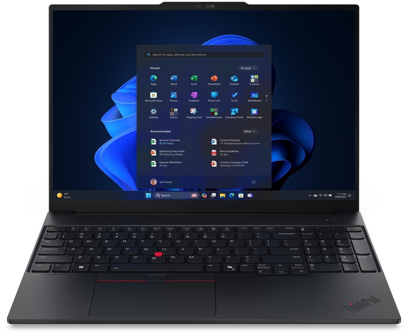 Lenovo ThinkPad E16 Gen3 ULT7-258V/32GB/512SSD/FD/3Y – תמונה 2