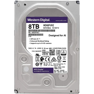 8TB 256MB SATA III 6GB/s 8001PURP PURPLE WD