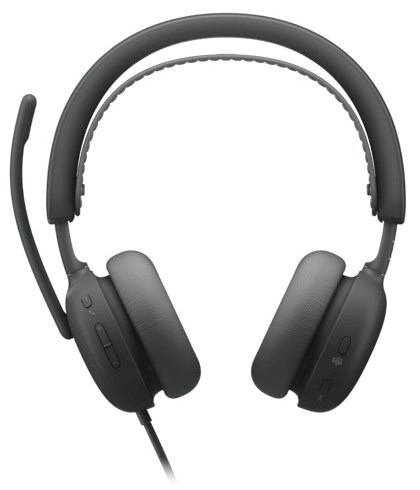 Logitech USB Headset Zone Wired 2 for Business (Teams version)-GRAPHITE – תמונה 4
