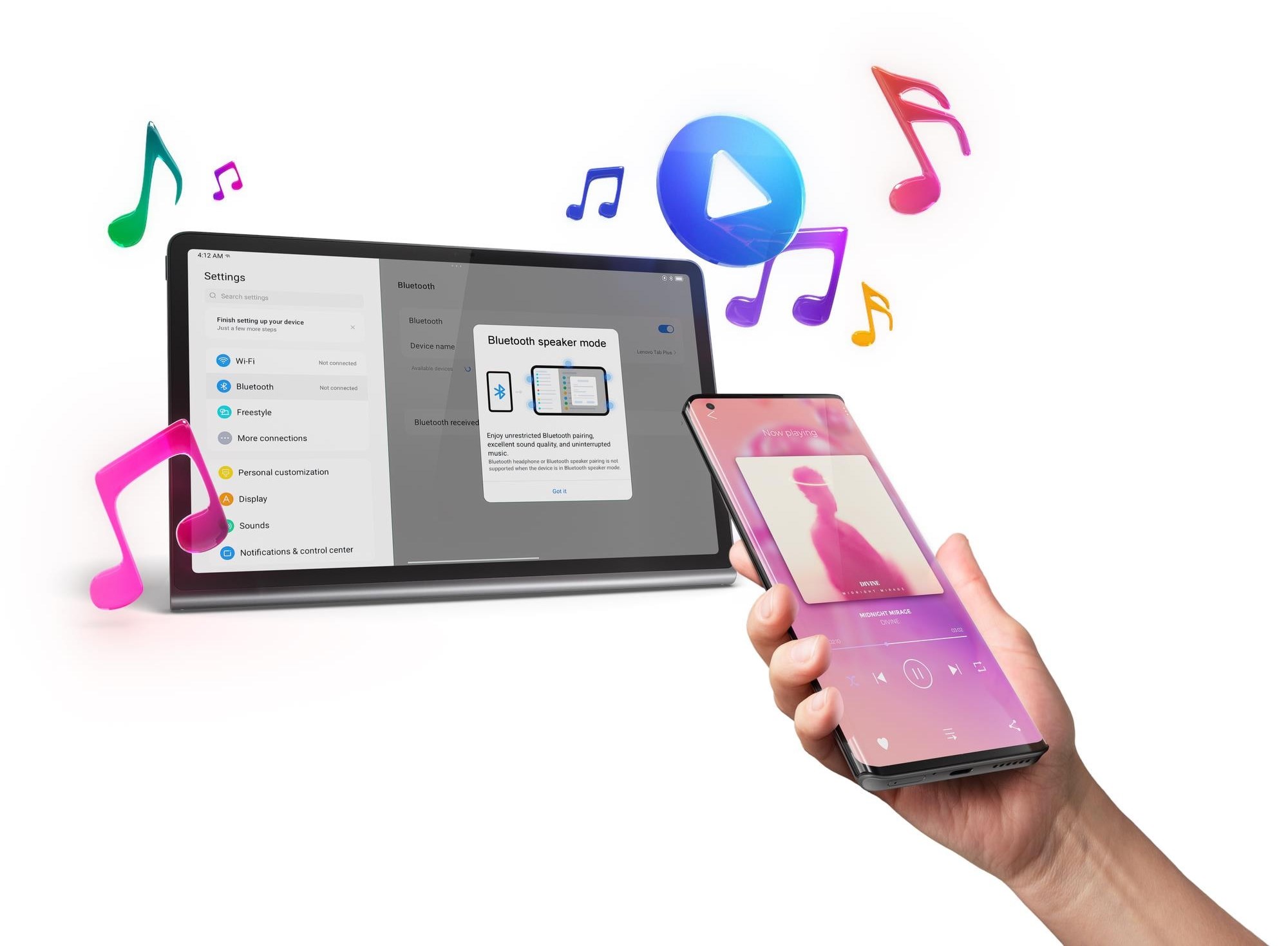 Lenovo Tablet TAB PLUS TB351FU 11.5" 8GB/128G/WIFI/1Y – תמונה 3