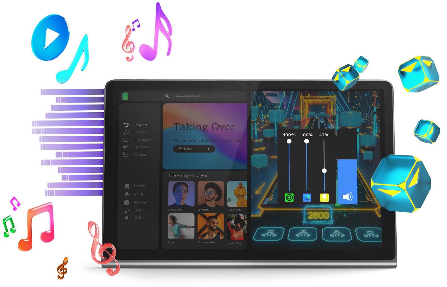 Lenovo Tablet TAB PLUS TB351FU 11.5" 8GB/128G/WIFI/1Y – תמונה 6