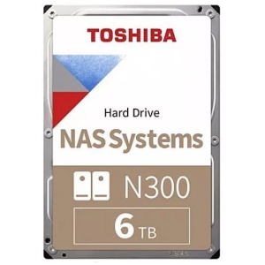 TOSHIBA N300 6TB NAS HDD (128MB-7200RPM)