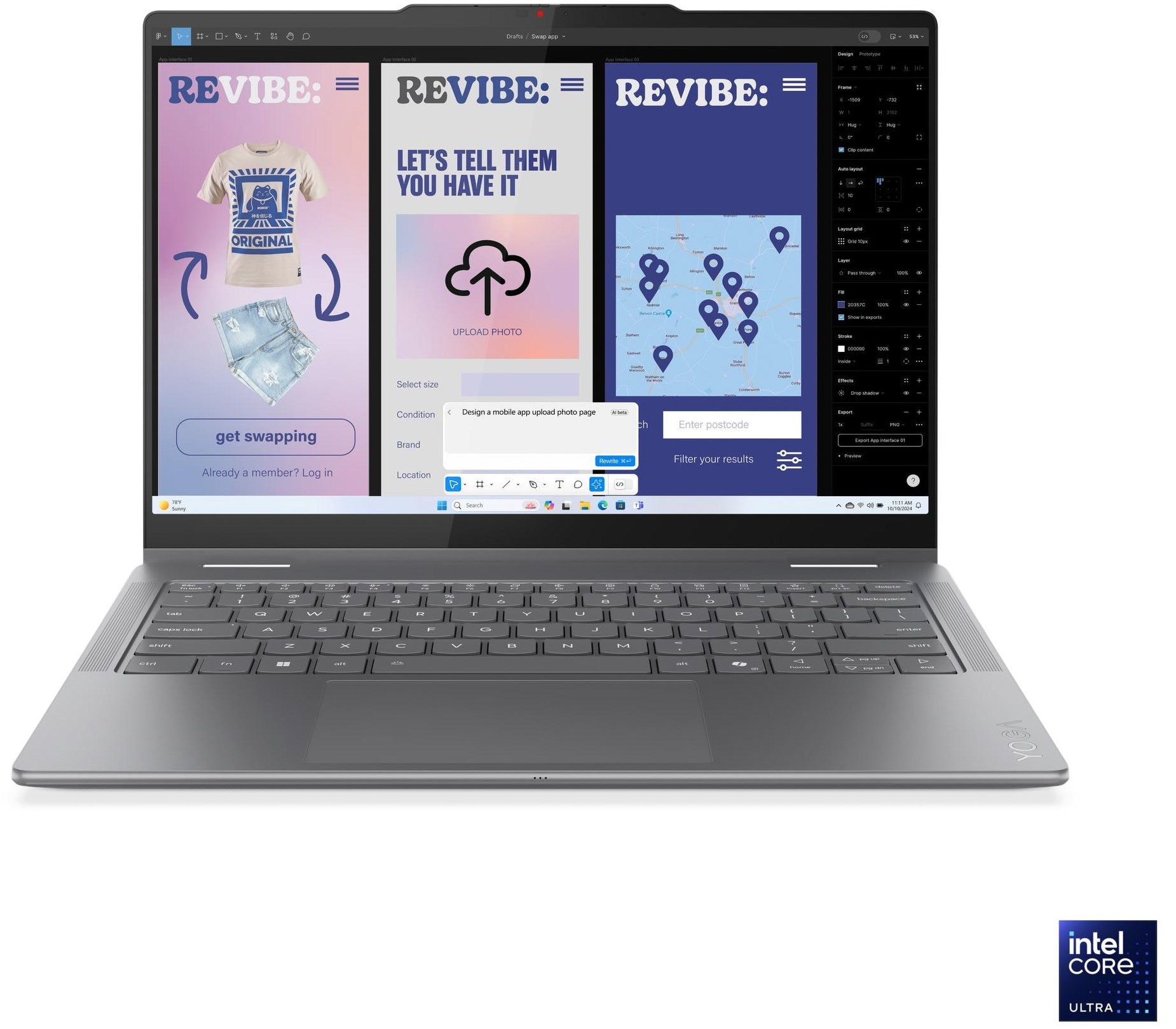 Lenovo Yoga 7 2in1 14" WUXGA Core Ultra 5-226V/16GB/512GB SSD/FD/3Y – תמונה 4
