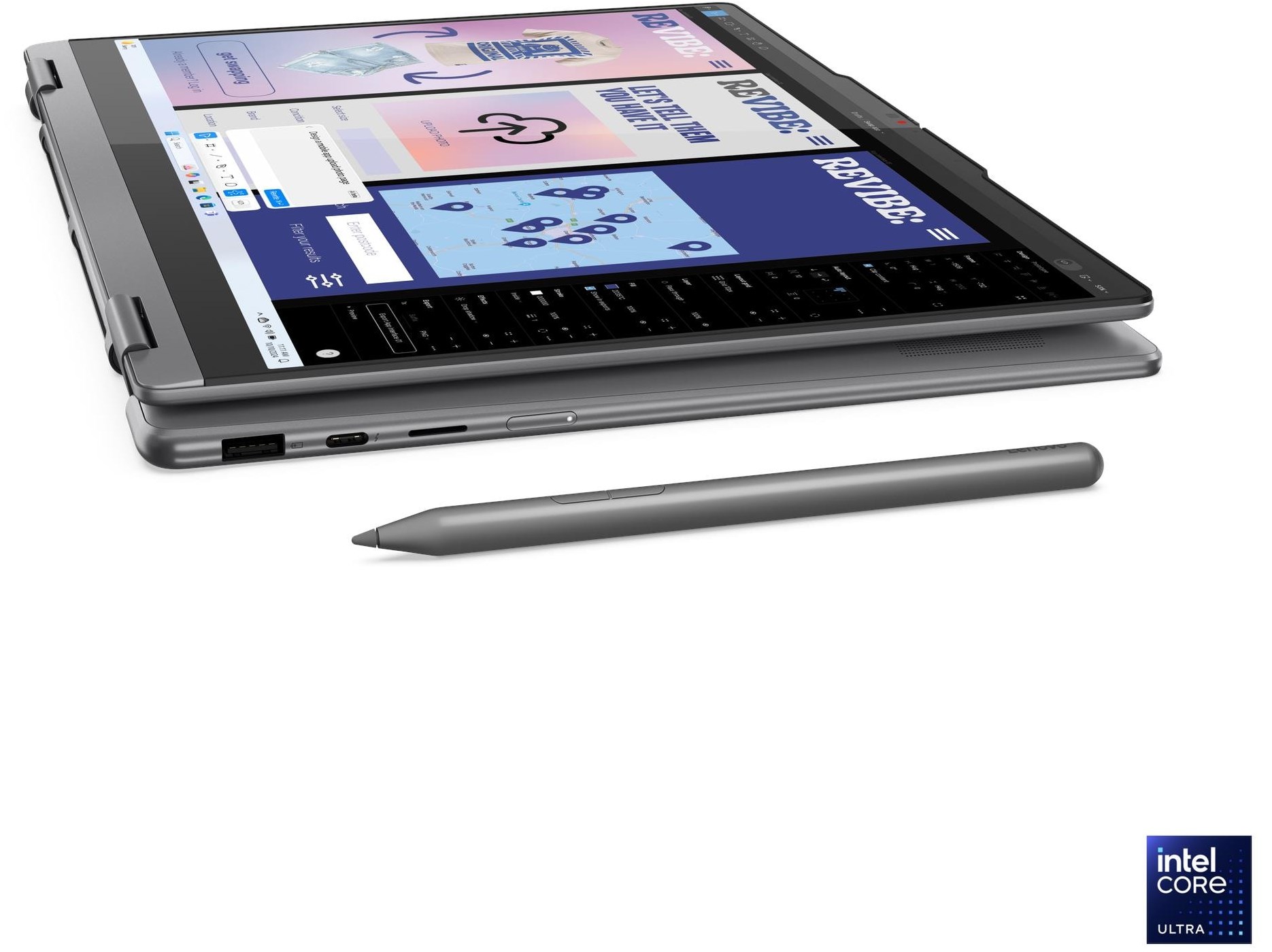 Lenovo Yoga 7 2in1 14" WUXGA Core Ultra 5-226V/16GB/512GB SSD/FD/3Y – תמונה 9