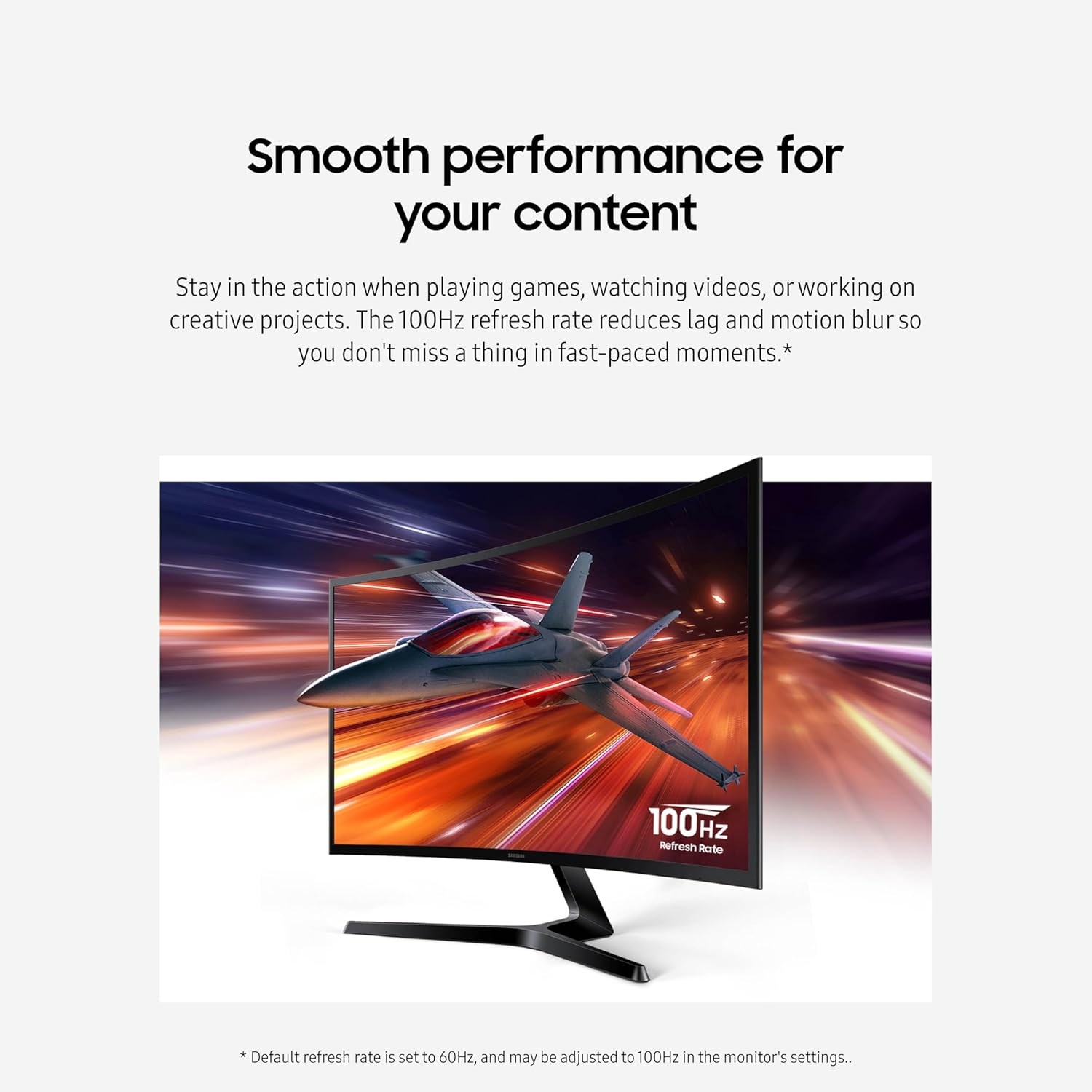 SAMSUNG 24" Essential S3 FHD Curved Gaming 100Hz/D-Sub/HDMI – תמונה 10