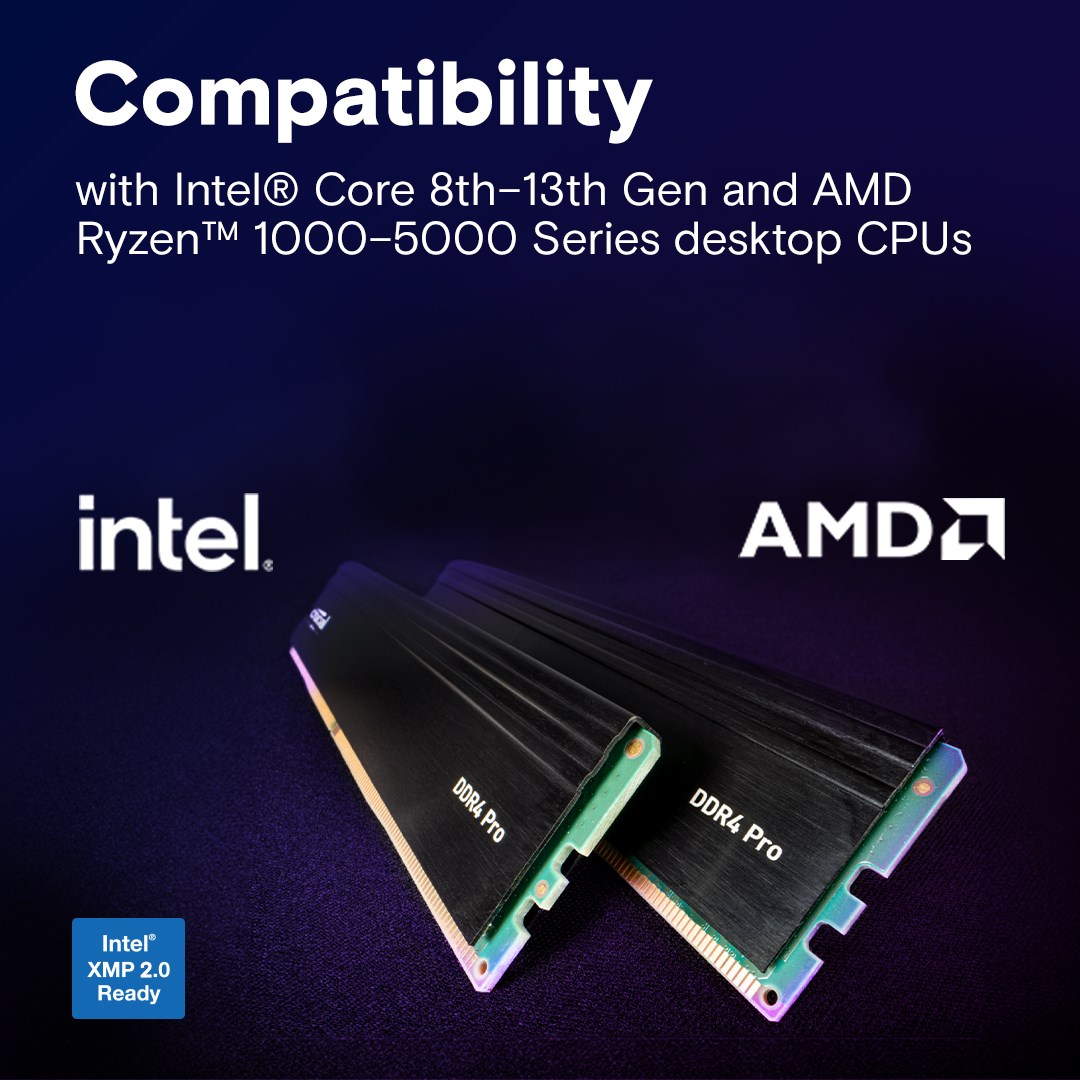 64GB (2x32 GB) DESKTOP DDR4 3200MHz Crucial Pro – תמונה 5