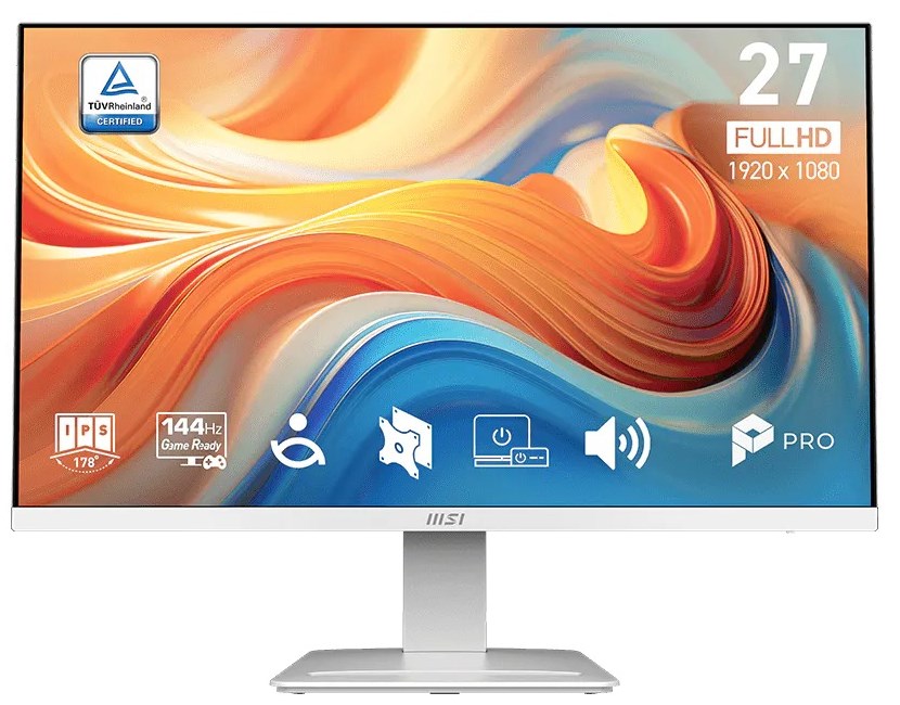 MSI 27" PRO MP273W E14A FHD 144Hz 1MS SPK White
