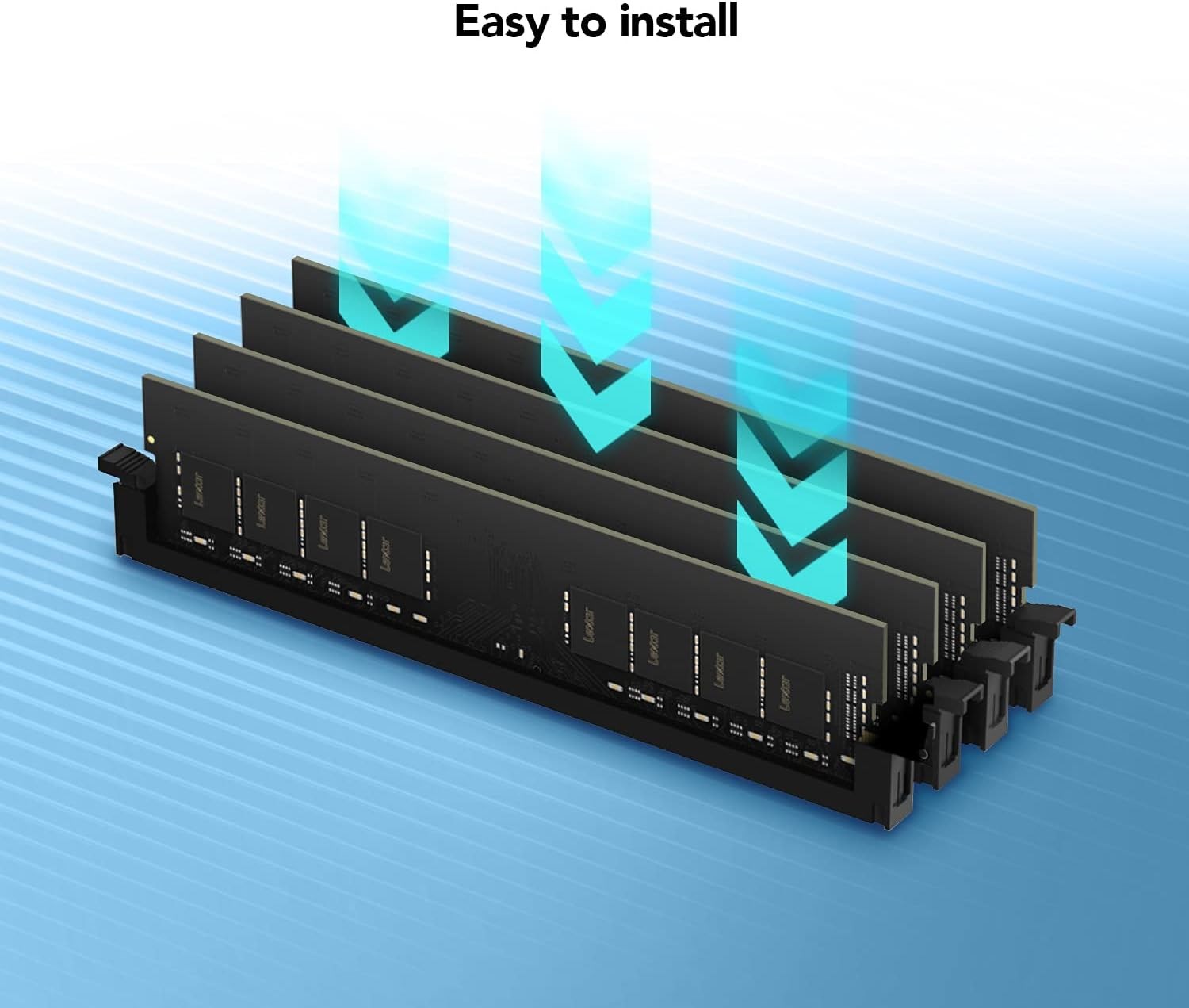8GB DDR4 3200MHz UDIMM LEXAR – תמונה 7