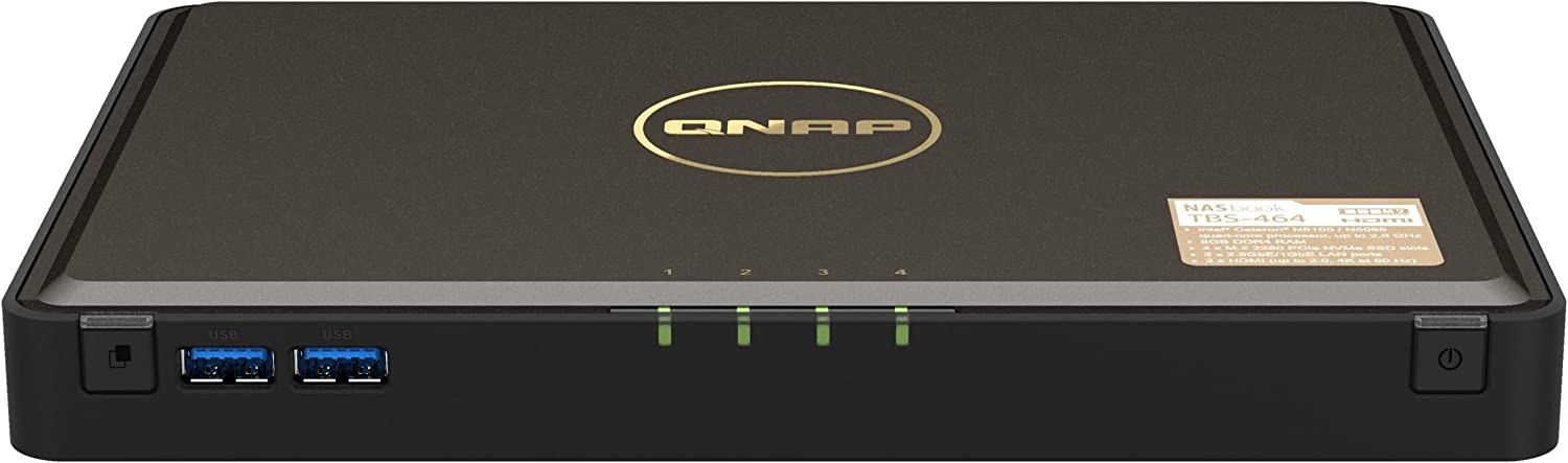 QNAP NASbook M.2 NVMe SSD 4BAY 4-core 2.9GHZ 8GB RAM – תמונה 6