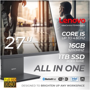 Lenovo AIO 27" TOUCH/I5-13420H/1TB/16GB/3YR/FD