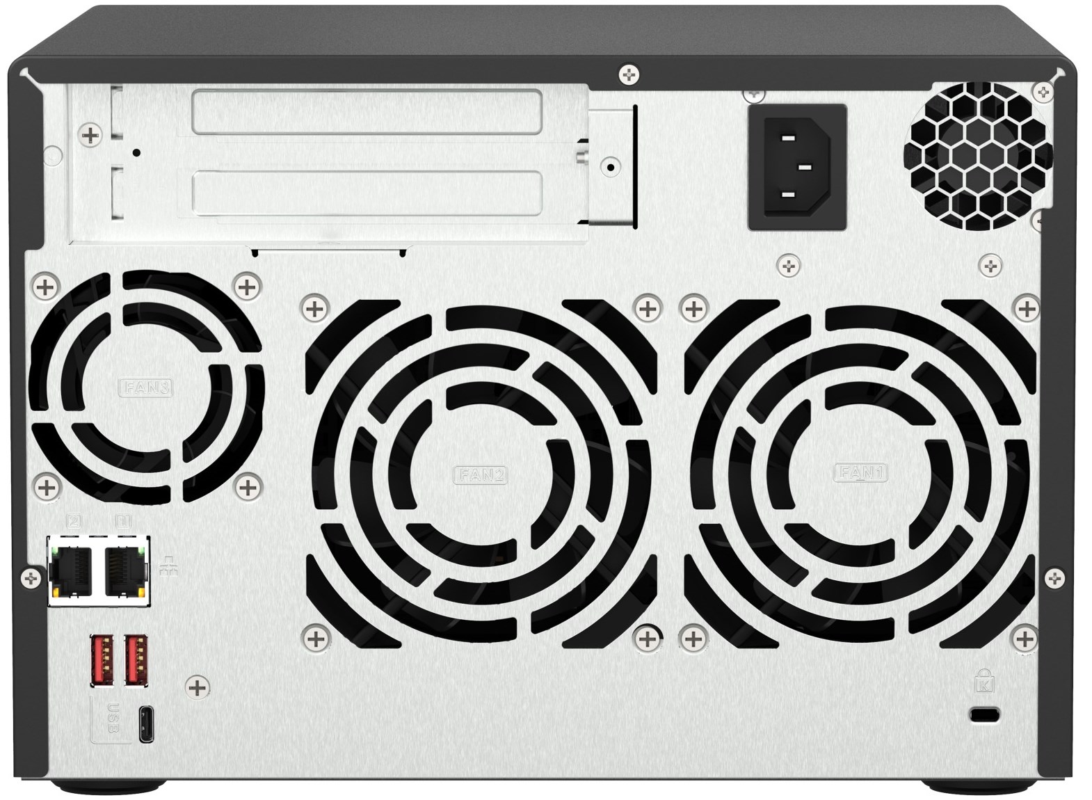 NAP TS-673A-8G /6-Bay+2×M.2 NVMe /Ryzen V1500B/8GB/2×2.5GbE – תמונה 3