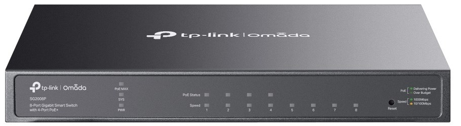 SWITCH 8-PORT Gigabit Smart L2 POE+ SG2008P TP-Link – תמונה 6