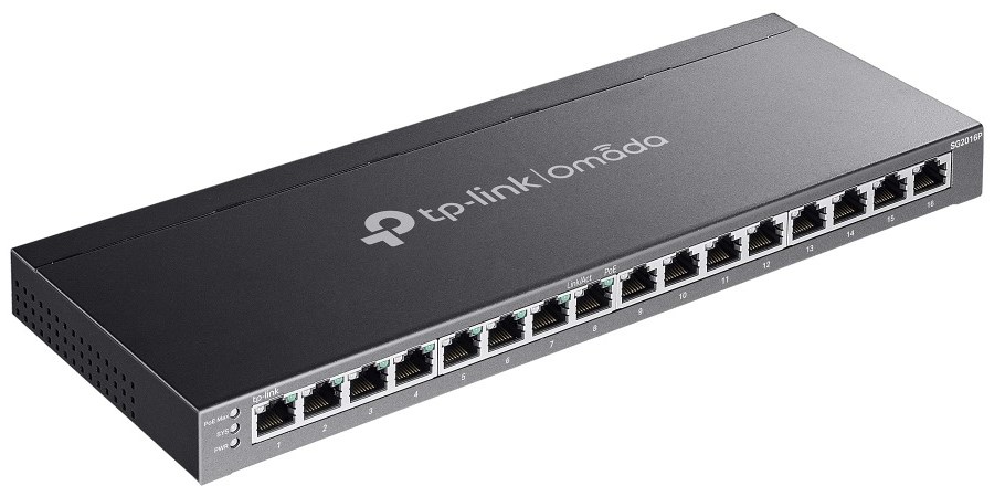 SWITCH 16-PORT Gigabit Smart L2 8xPOE+ SG2016P TP-Link – תמונה 3