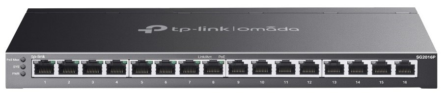 SWITCH 16-PORT Gigabit Smart L2 8xPOE+ SG2016P TP-Link