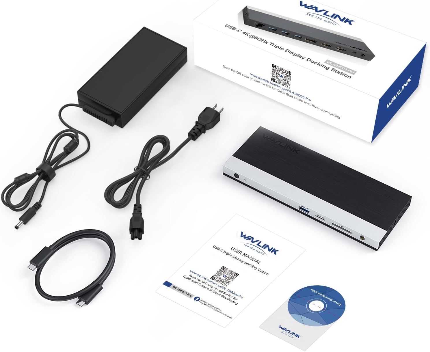 WAVLINK WL-UMD03 USB-C 12IN1 HDMI/DP/VGA/USB ×4/LAN/SD/TF/PD 100W – תמונה 4