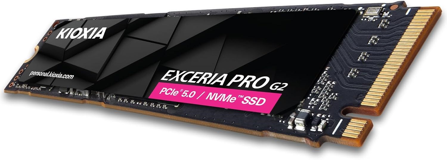 Kioxia SSD 2TB Exceria Pro G2 PCIe 5.0 NVMe M.2 2280 – תמונה 8