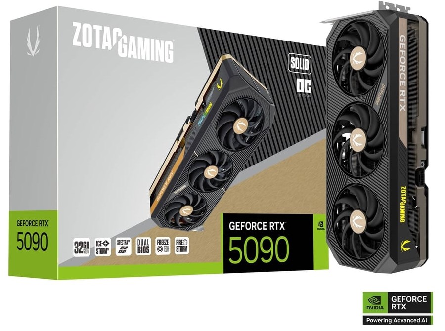 ZOTAC GeForce RTX 5090 32G GAMING SOLID OC – תמונה 8